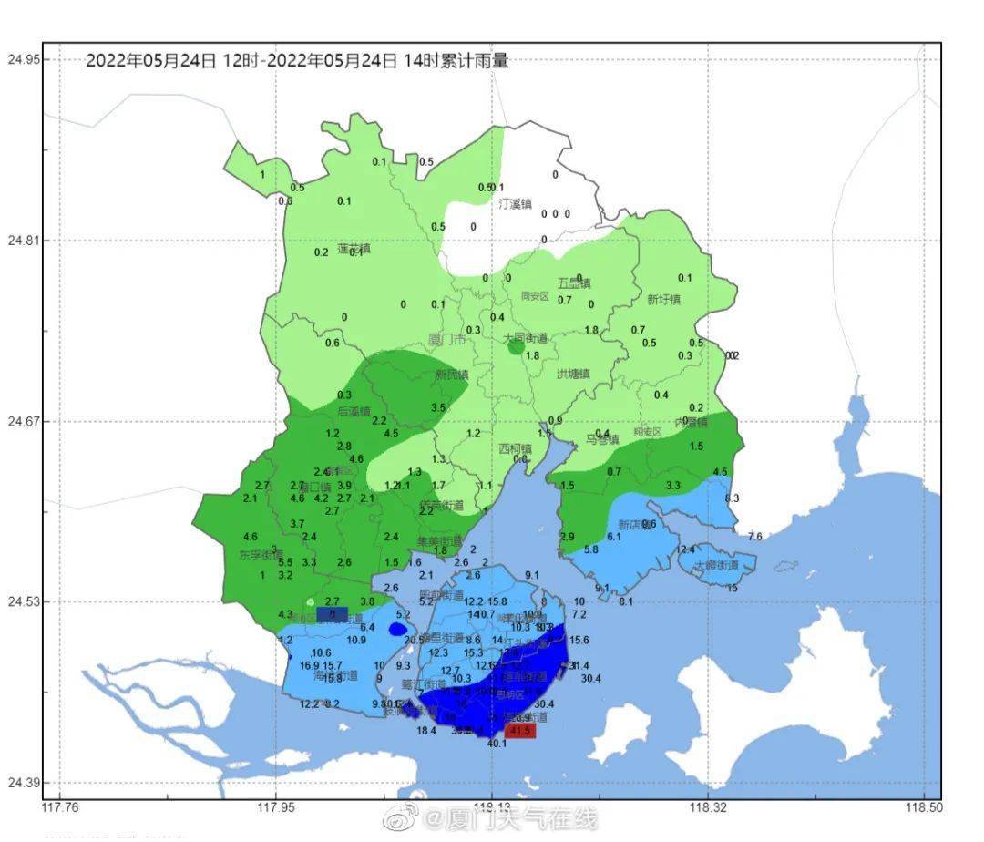 廈門發佈預警!_濱海街道_暴雨_思明區