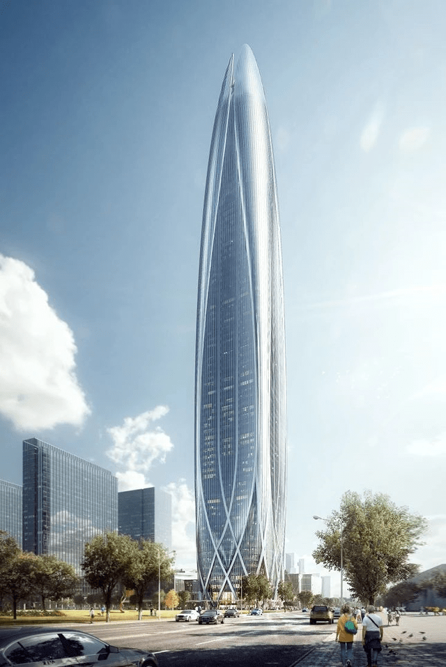 SOM建长三角“超级地标”｜258.87米！宁波中心大厦成为宁波第一高楼_塔楼_建筑_高度