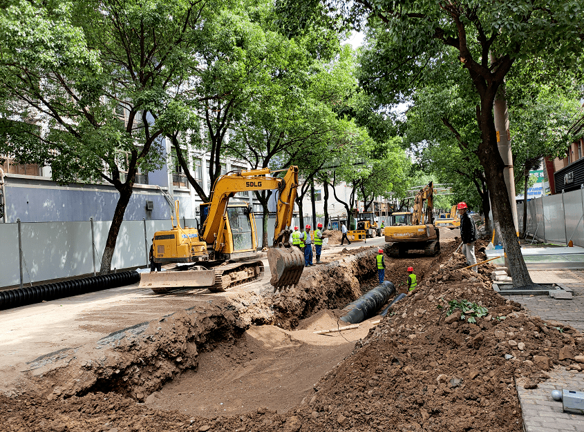 我市老城区雨污分流改造工程有序推进
