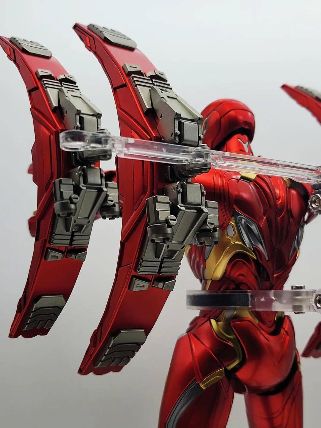 御模道钢铁侠mk50涂装制作分享_金属红_公众_来稿