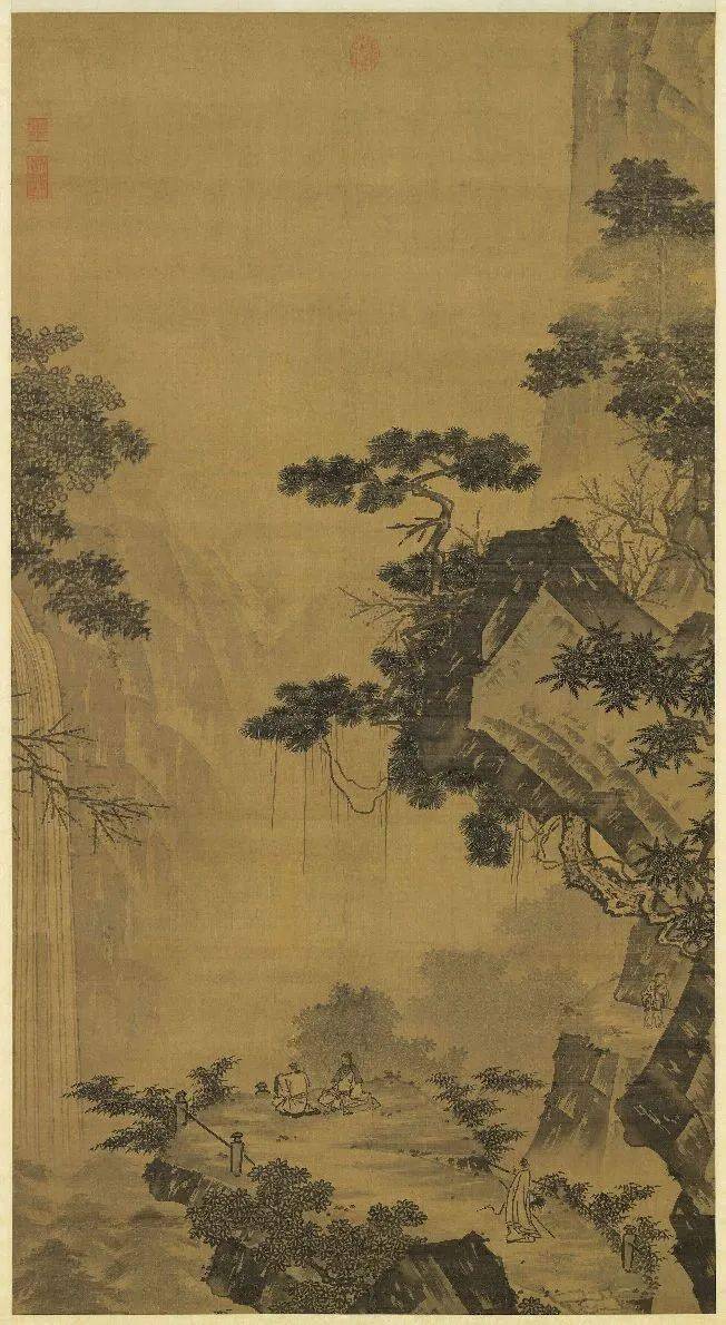 水墨苍劲"马一角"——马远绘画雅赏_芥子园_画谱_国画