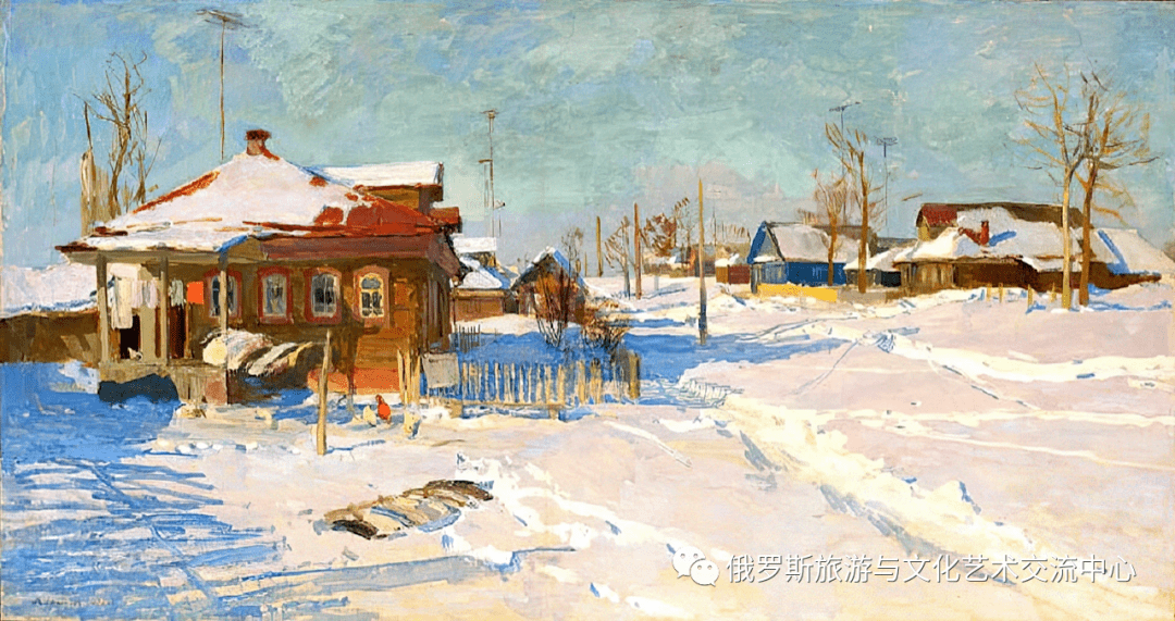 前苏联风景画图片