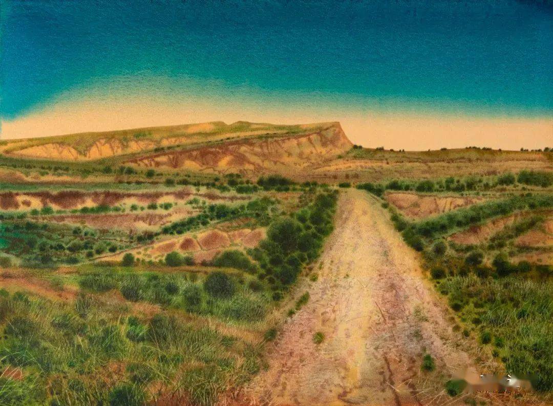 欣赏画和远方隽永的诗意陈流风景作品