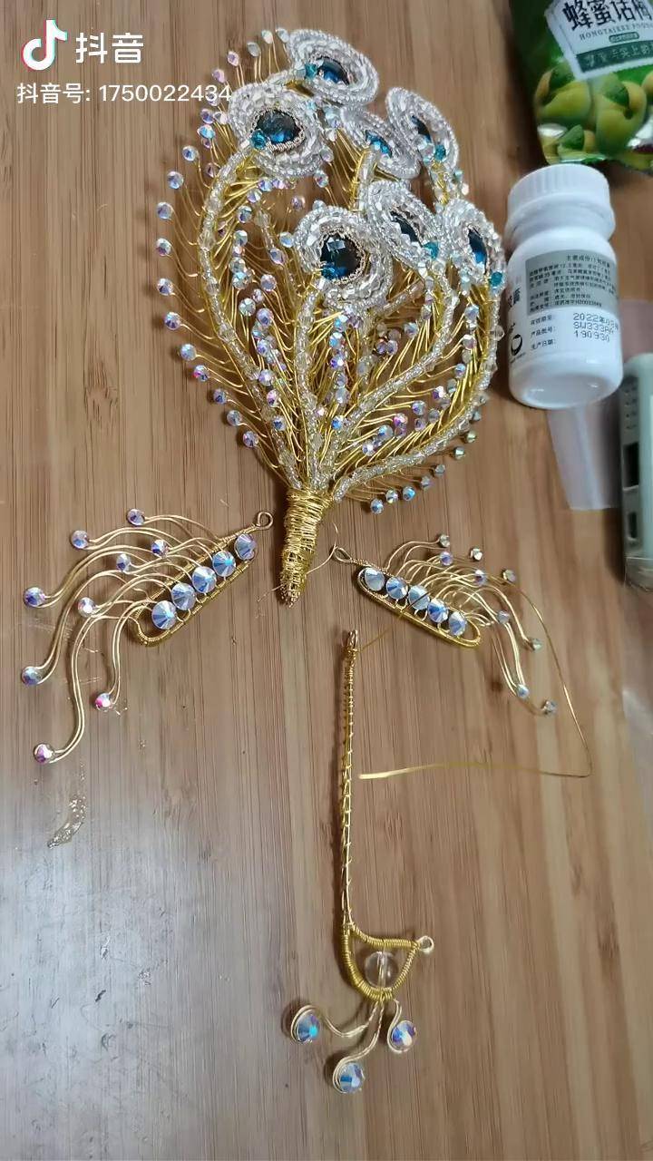 基础款金丝凤组装教程1金丝凤我是簪娘你是簪郎么 学习技术的亲记得不