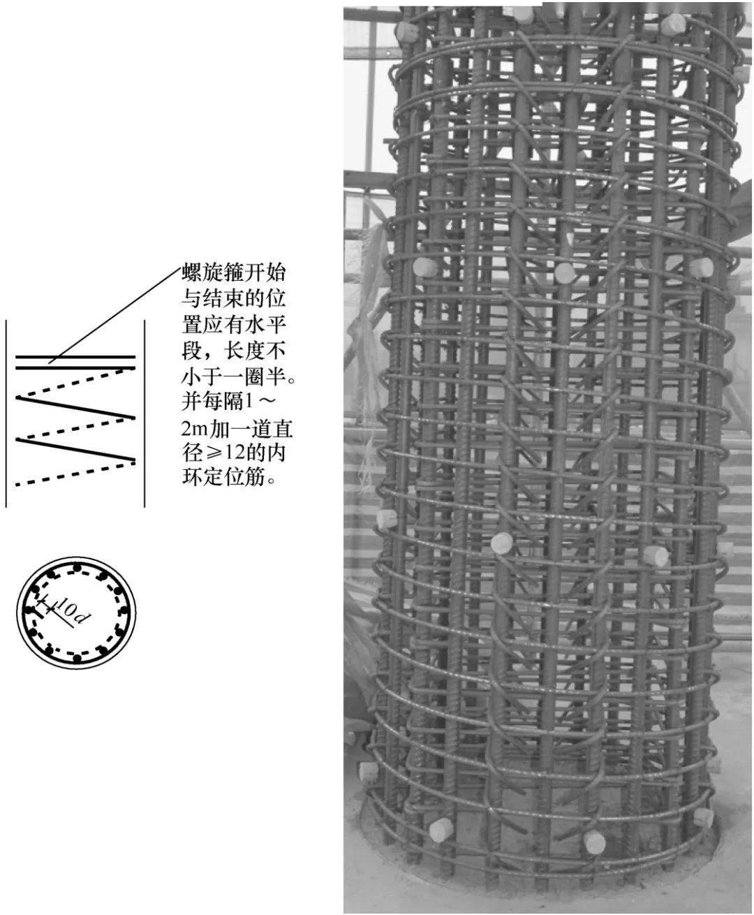 08矩形箍筋加工(1)箍筋端头应弯成135°弯钩,弯钩平整不扭挠,其平直段