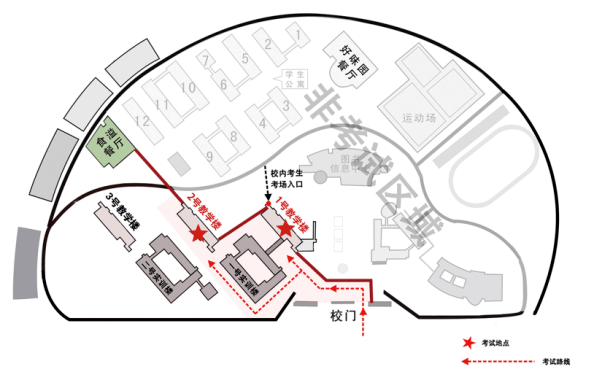 黄岩区朱砂街151号)考点平面图考场分布图02台州科技职业学院(黄岩区