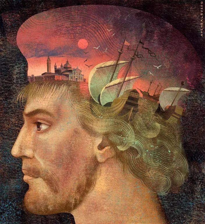 插画师balbussotwins诱人的文艺复兴