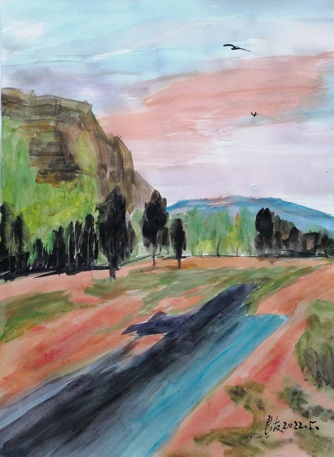 艺苑邳州|梁苏启美术作品欣赏_绘画_艺术_省市