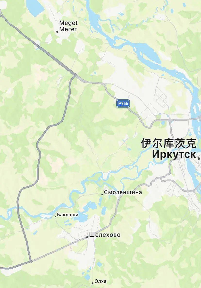 伊尔库茨克地图图片