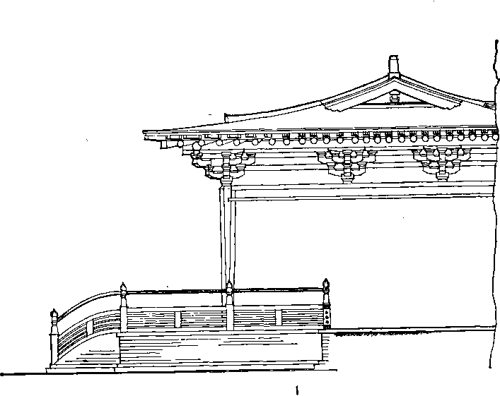 宋代建筑简笔画图片