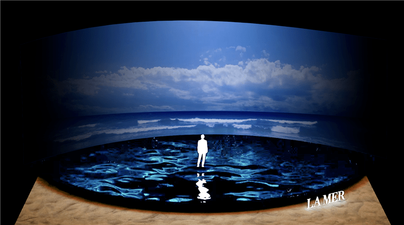 把大海搬进舞台寻声蔚蓝向海而生这个水舞台太惊艳了