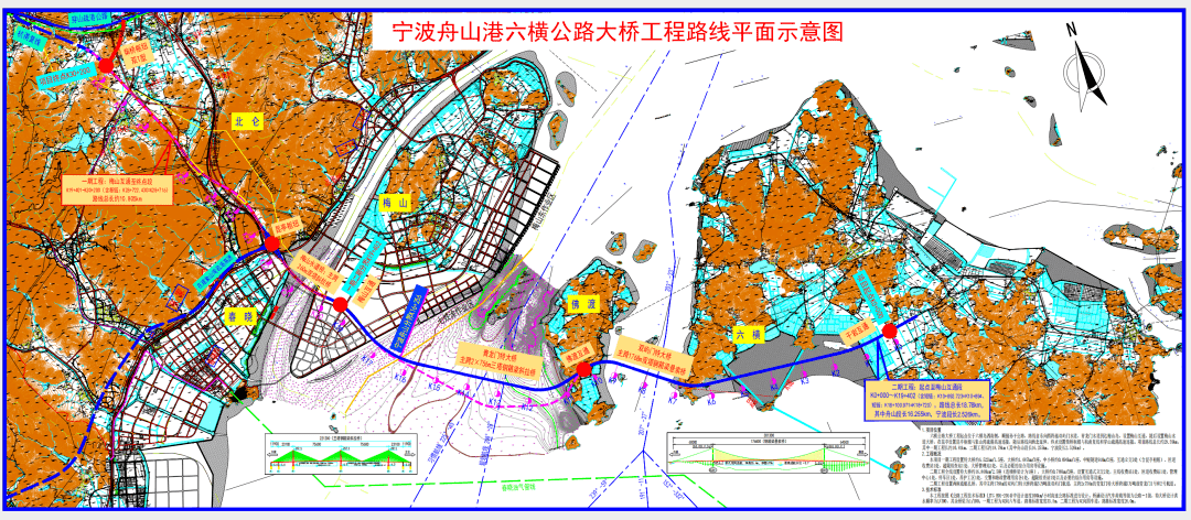 工程进展六横大桥总投资1765亿元舟山将添一座世界级跨海大桥