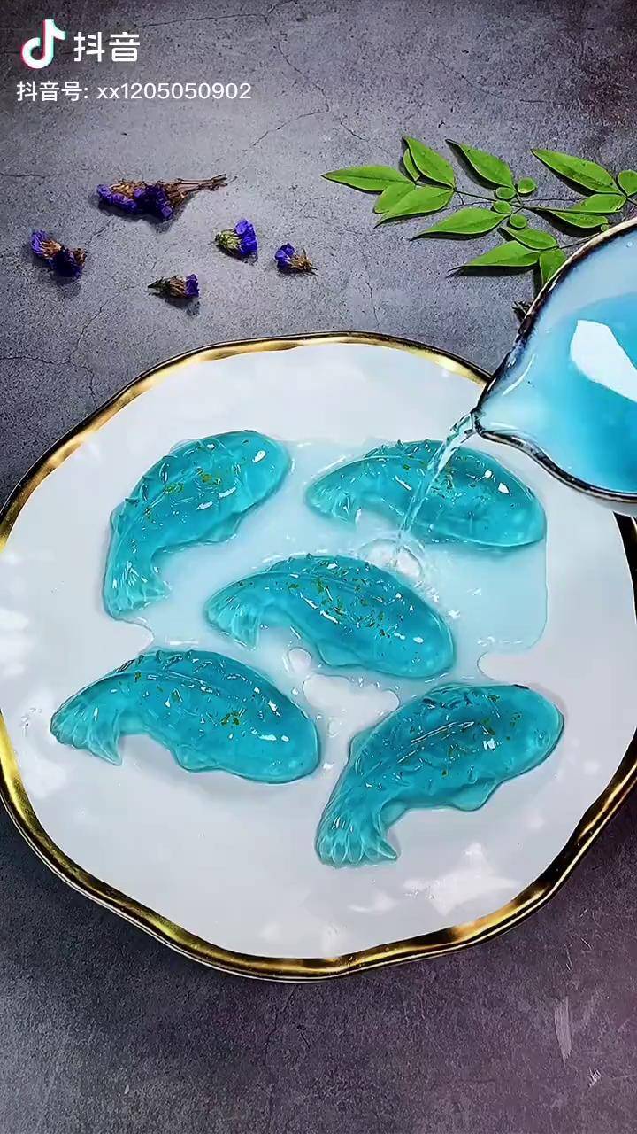让海洋和鱼儿来场美丽的邂逅吧,漂亮又好吃的鱼儿果冻,治愈一切不开心