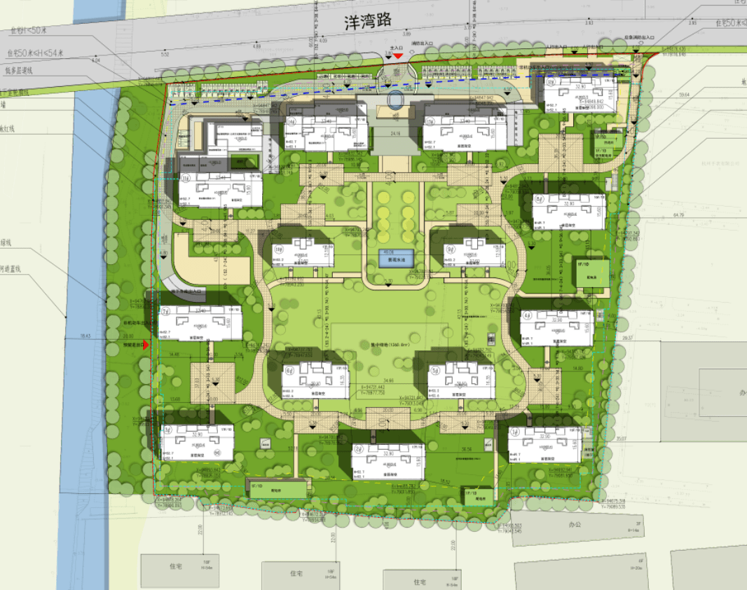 【公示】西房临平崇贤地块方案公示,规划14幢住宅!