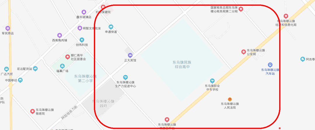 苏右旗财政小区,苏右旗白音小区,苏右旗任氏洗浴等苏尼特右旗第三中学