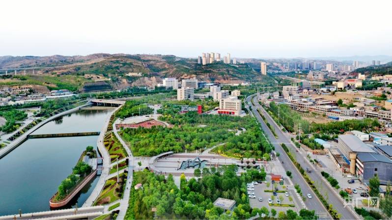 整洁靓丽,鲜活秀美的兴县县城.