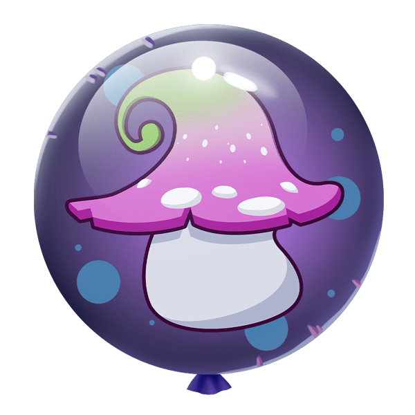 迷幻蘑菇气球鹦鹉车贴鹦鹉车牌恐龙海盗船长紫色喷漆彩色鹦鹉翅膀头饰