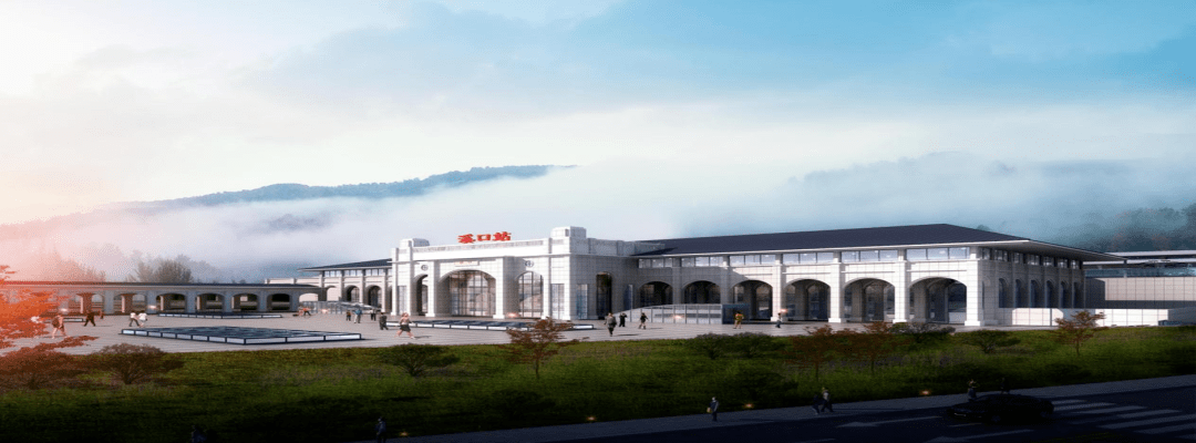 冲破200座中铁建设中标金甬铁路奉化站溪口站