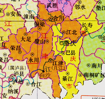 重庆永川区位置图片