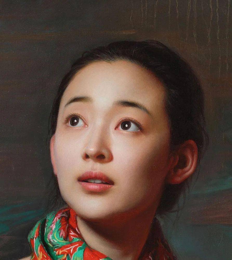 中国女画家安静人物油画作品欣赏