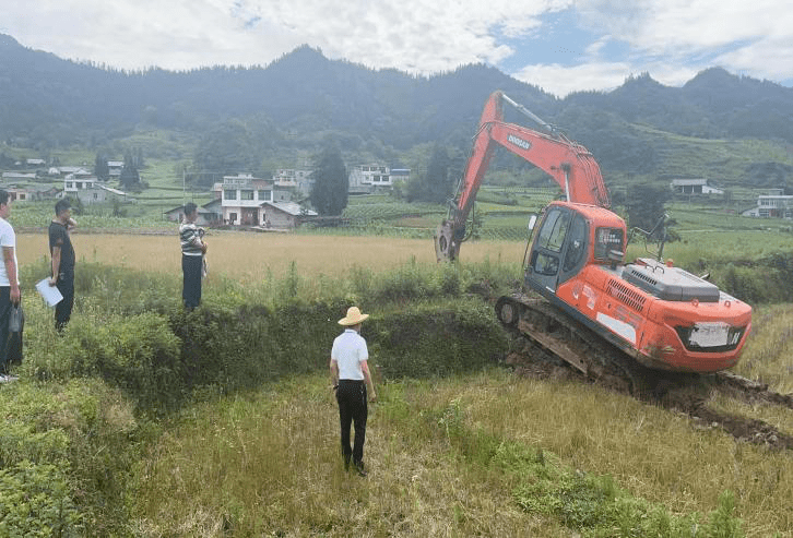 蒿壩鎮糧煙鄉村振興示範區(現代農業園區)土地整理項目正式開工啟動