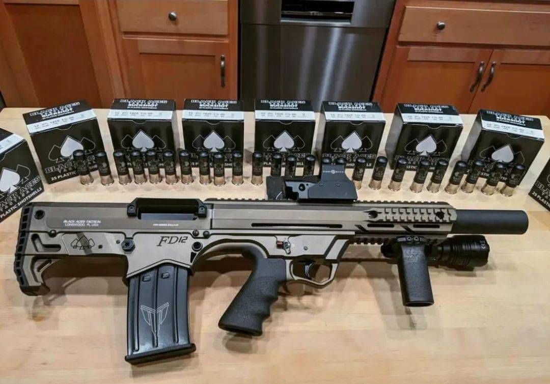 【面杀伤武器】black aces tactical霰弹枪美图