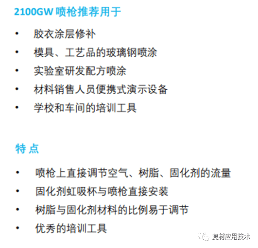 压送式胶衣喷枪(模具胶衣和产品胶衣适用)_选型_设备_指南