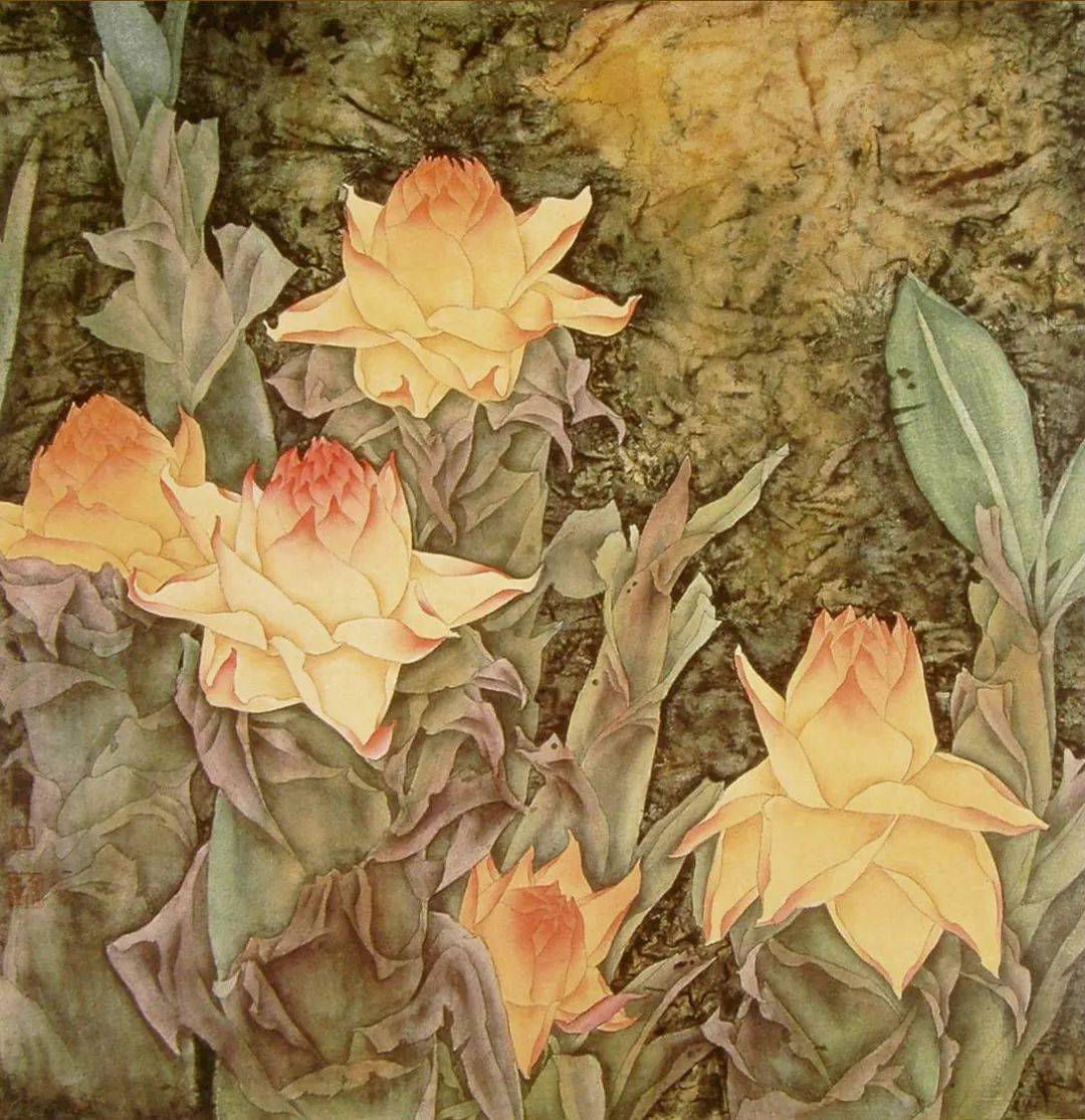 金纳工笔花鸟画,疏淡空灵,意境深远_艺术格调_当代_创作