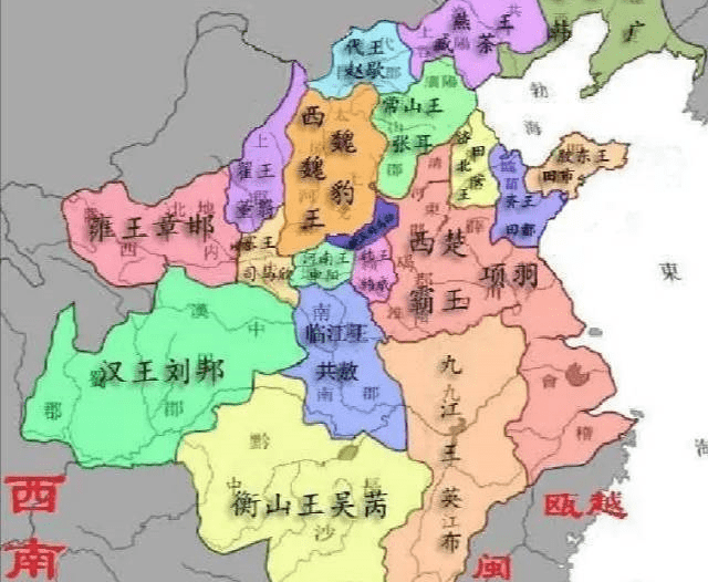 群雄割据地图图片