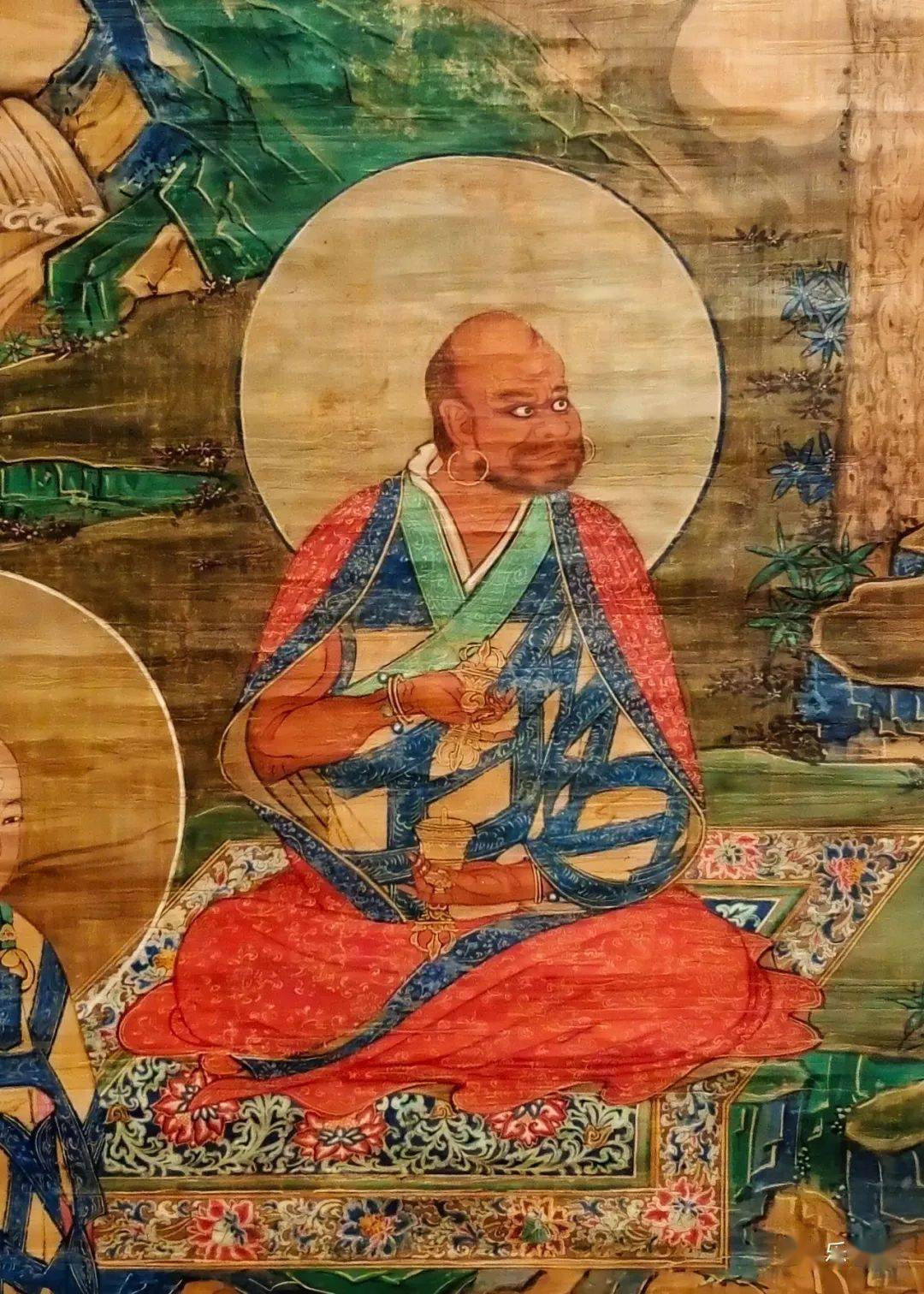 山西博物院藏明 《北极紫微大帝众图》本次展览共展出山西水陆画36幅