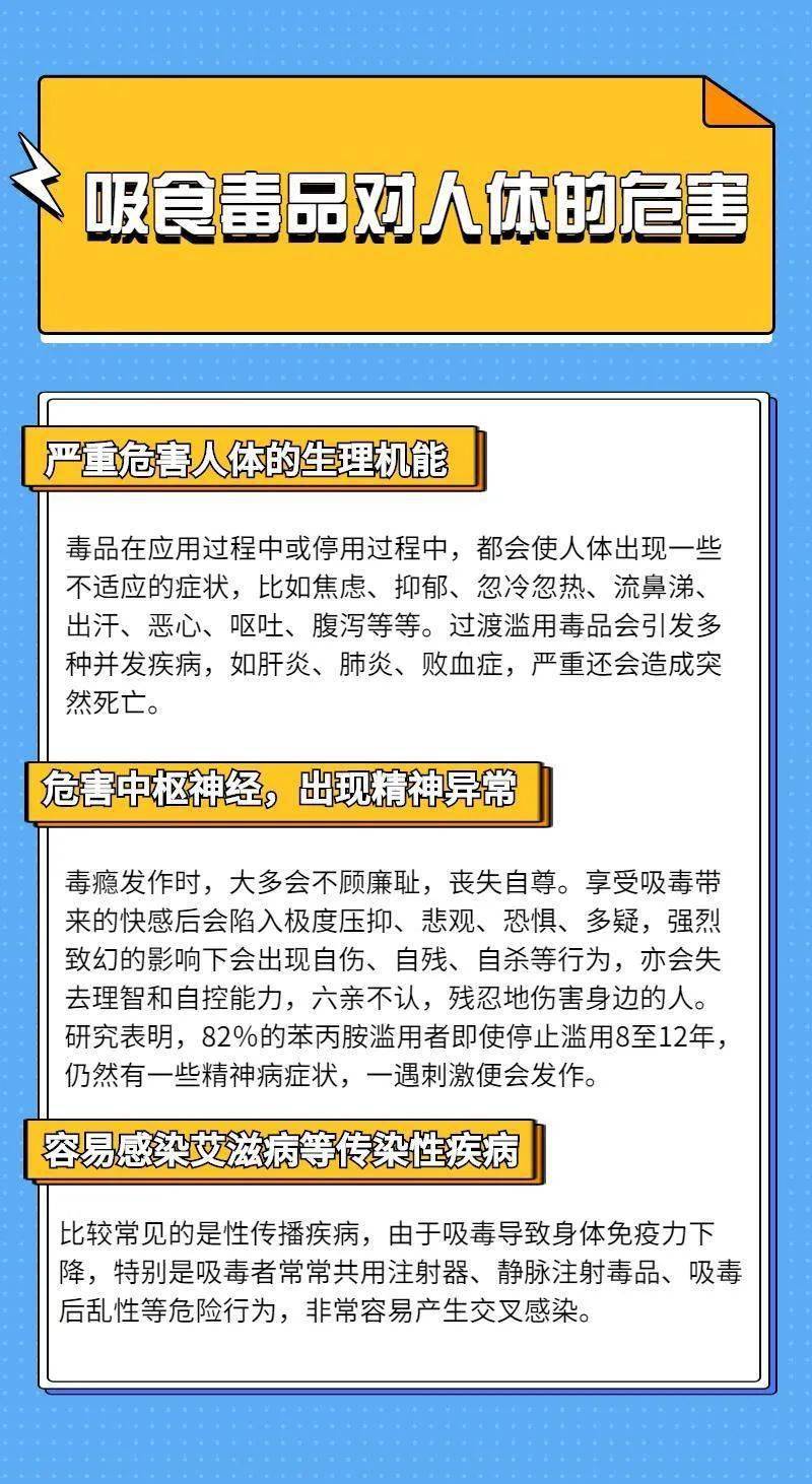 创文创卫进行时全民禁毒宣传月丨吸毒带来的身体危害你了解吗