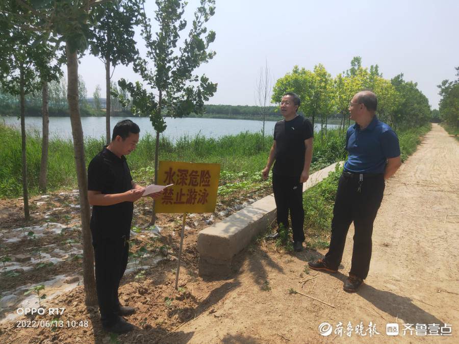 惠民县淄角镇：“防溺水”检查不放松 筑牢安全防线_警示牌_知识_宣传