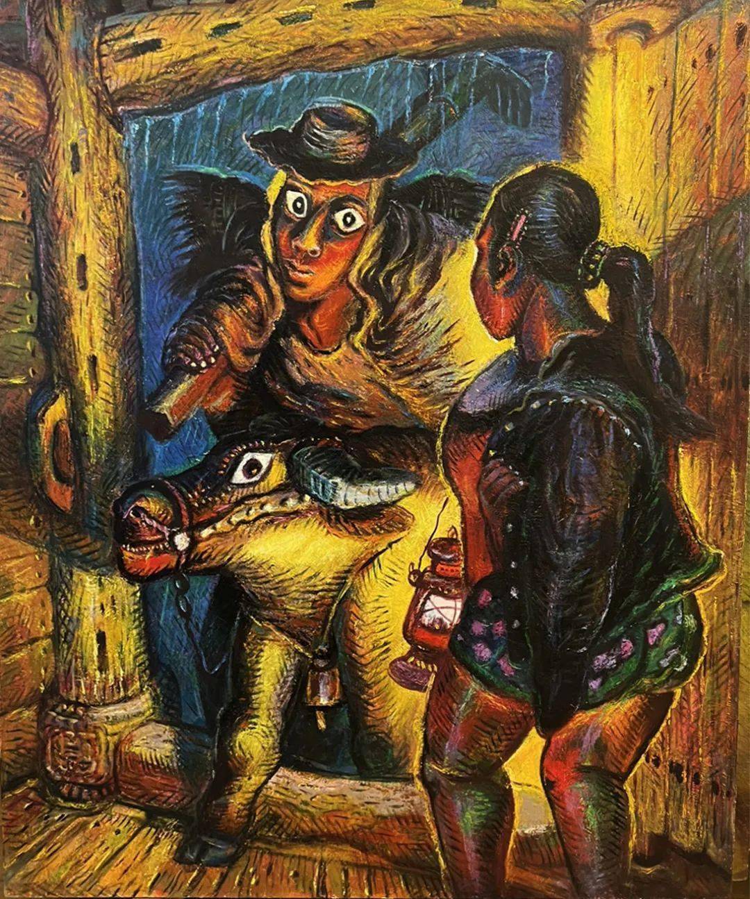 罗中立:回到父亲,回到那牛羊般的目光中_cm_油画_生活