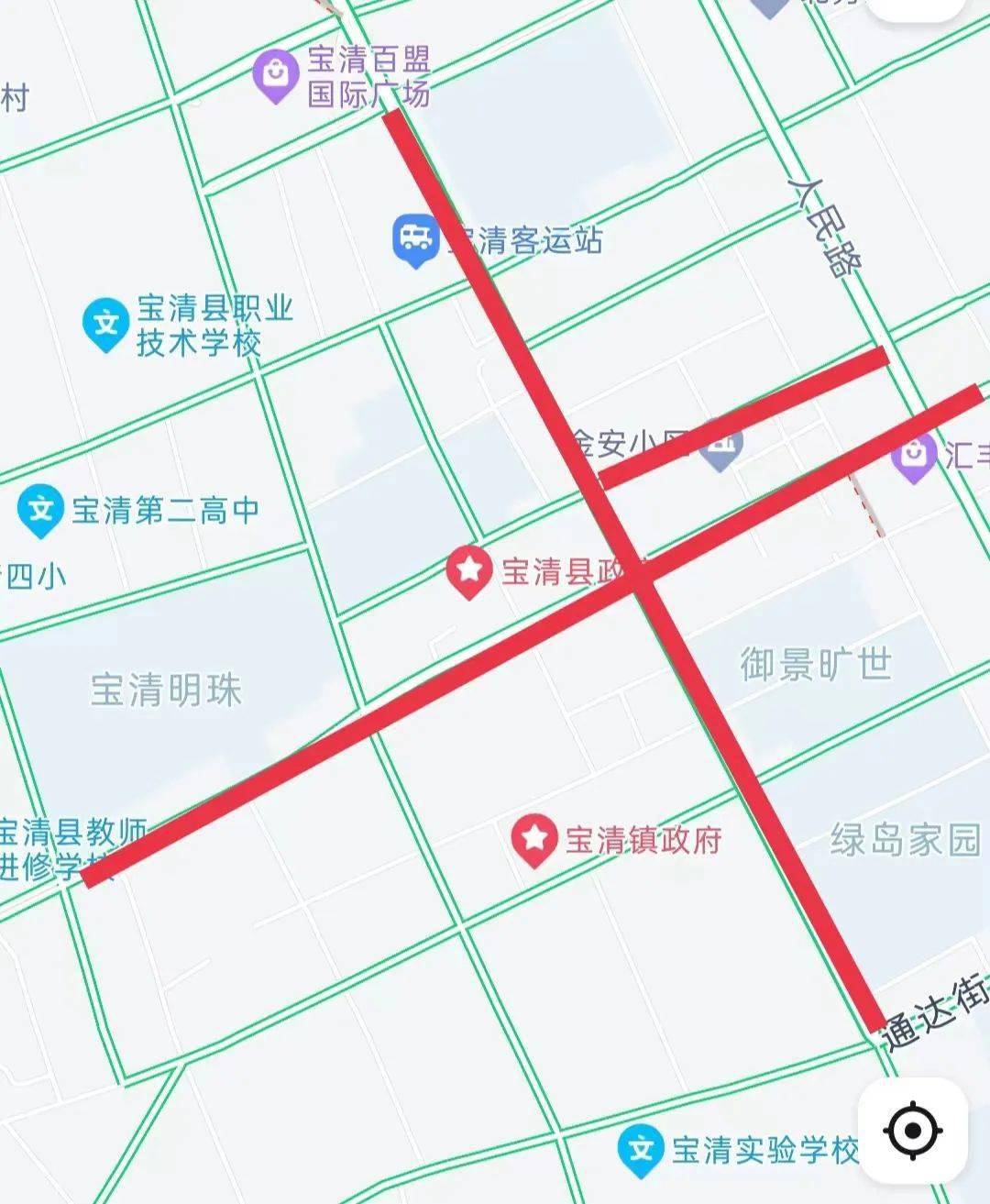 宝清线车最新线路图图片