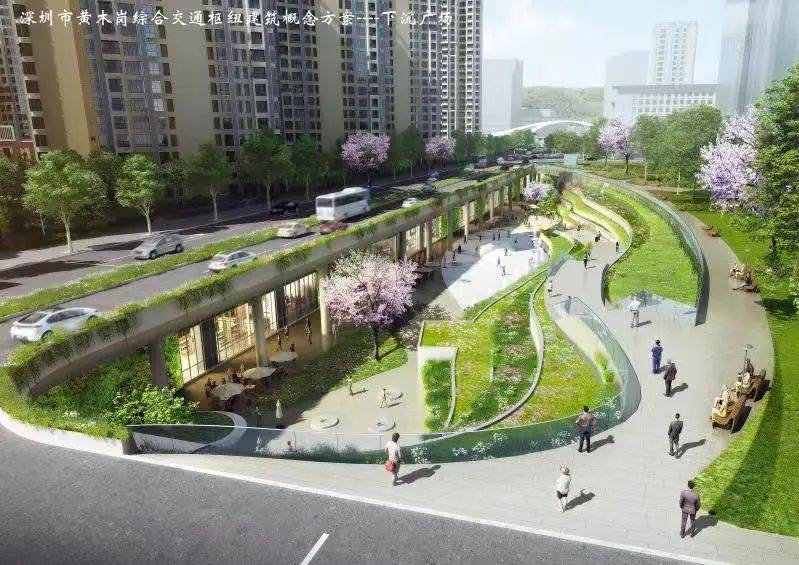 号线二期(在建),14号线(在建)与2号线地铁换乘集散及市政过街功能为主