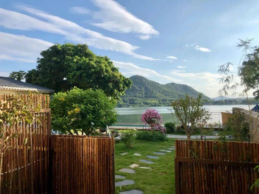 民宿上新河源东江河畔青岚山房面朝无敌江景视野绝绝子美出天际煮茶赏