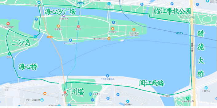 猎德大桥地图图片