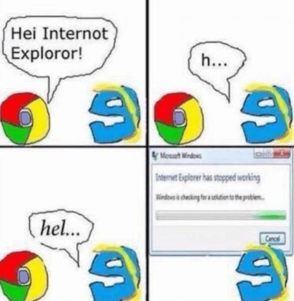 ie浏览器梗图组敌方正在大战我方ie姗姗来迟