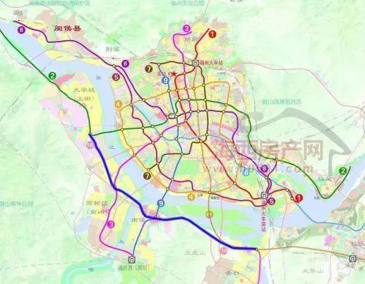 8条地铁覆盖闽侯!南通稳了_福州_规划_线路