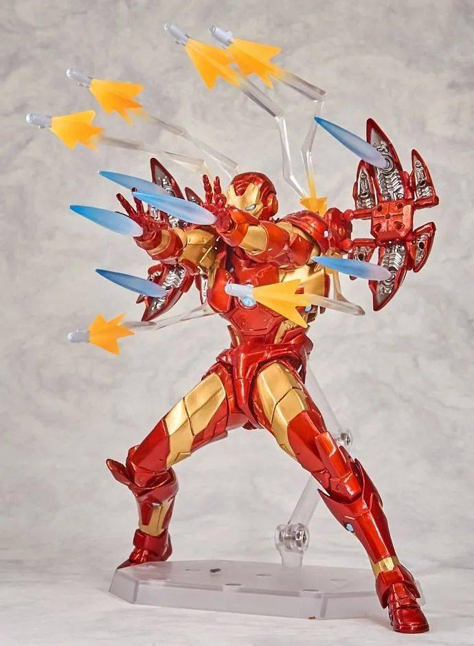 新品预定海洋堂惊奇山口系列钢铁侠尖端装甲可动手办