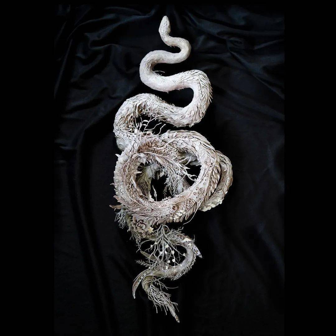 ellenjewett梦幻多彩的雕塑作品