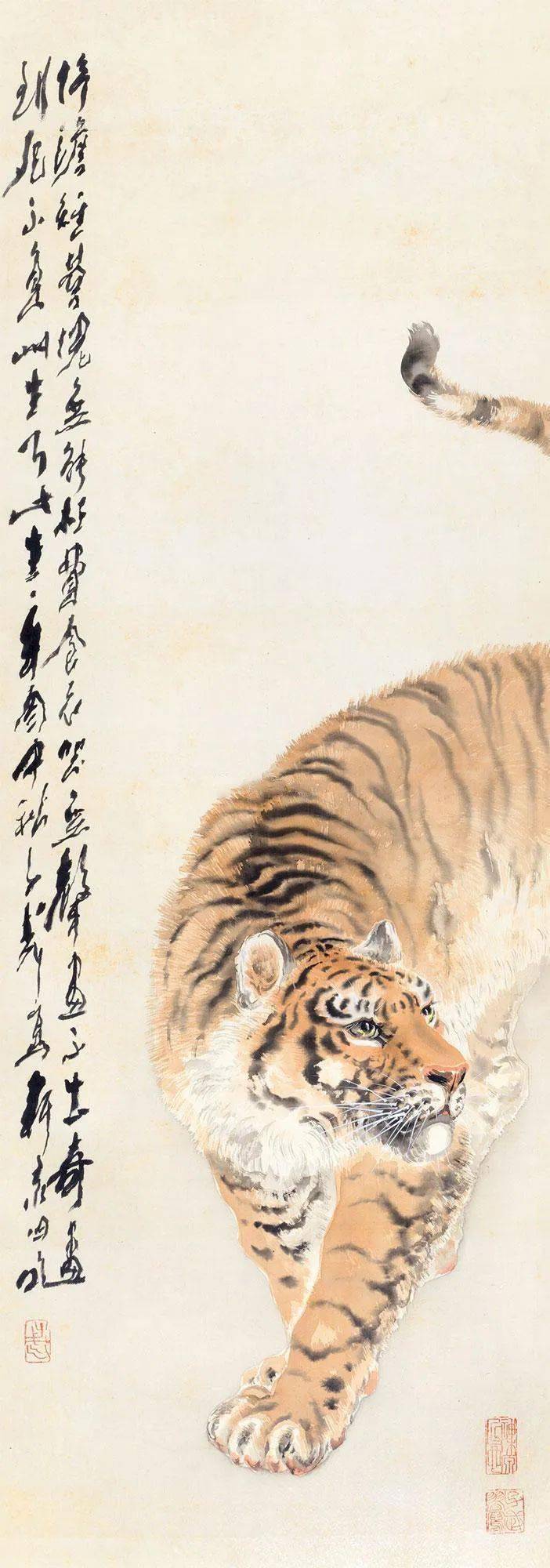 王子武 呼林傲啸虎,以其威风神武被称为"山君","百兽之王",更被视为