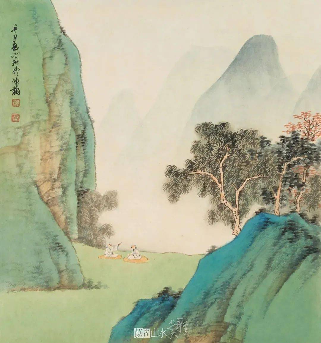 溪山清远.陈翔_水墨_山水_本色