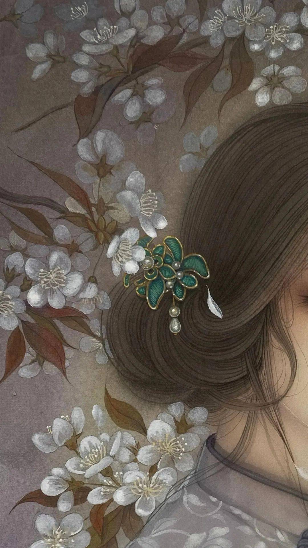 画皮难画骨,提笔就成妖_作品_美人_头面