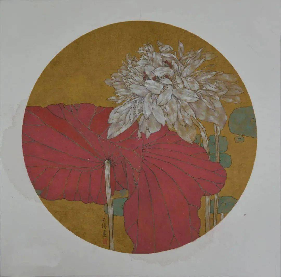 超凡脱俗张玉仙工笔新重彩