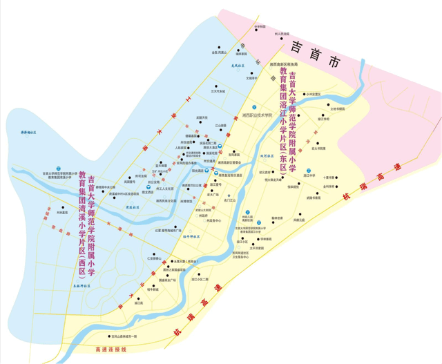 吉首社区划分图图片