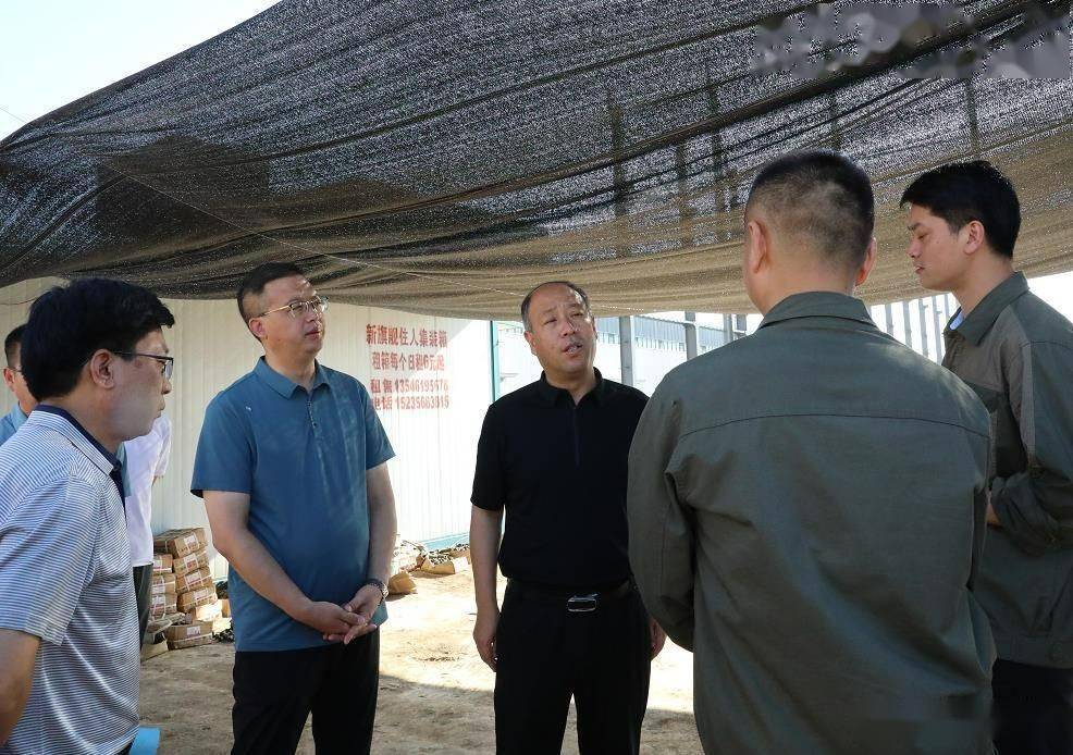 6月25日,临猗县委副书记,县长靳国全带领政府办,发改局等部门负责人