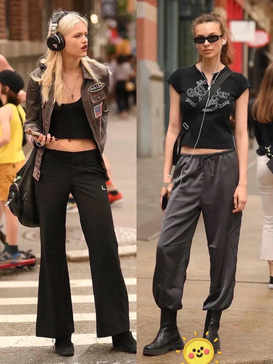 纽约麻豆街拍随性又舒适的穿搭满屏大长腿真让人羡慕