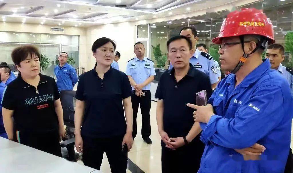 6月27日晚,县委常委,常务副县长李颖带队来到西山发电有限公司,部分