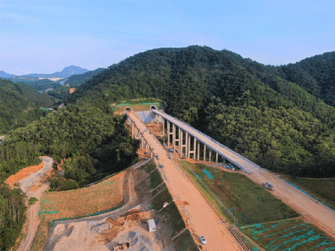 項目地處颱風雨水多的廣東沿海山區,屬於典型的山區高速公路,地質地形